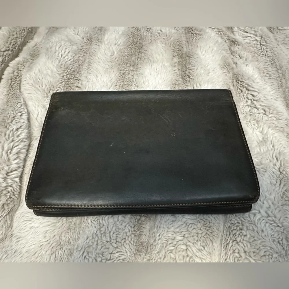 Vintage Dunhill Leather Envelope clutch .